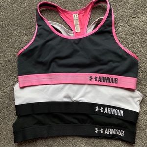 Under Armour 3 Youth XL Sports Bras